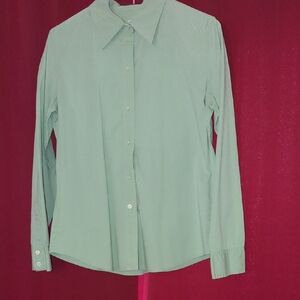 GAP Women's Green Button Down Shirt